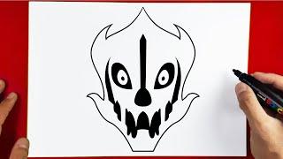 How to Draw Gaster Blaster from Undertale