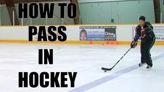 How to pass in hockey with Angela James