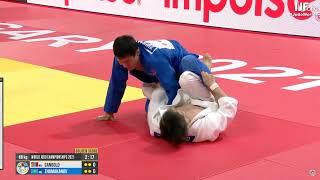 GANBOLD Kherlen (MGL) vs  ZHUMAKANOV Yeldos (KAZ) Judo World Championships 2021