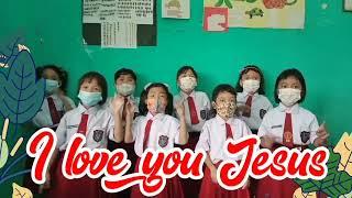 I Love U Jesus kelas 1A SD SWASTA HOSANA