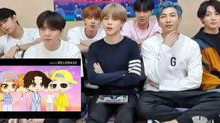 BTS Reaction to 'Dynamite MV' Gacha Club Edit by Melonade (English Sub) [Fanmade]