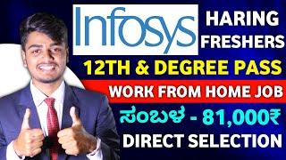 Infosys Recruitment 2024 | Hiring Freshers 2024 | Infosys Vacancy Work From Home Job | Kannada