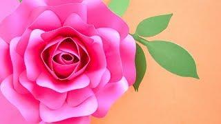 DIY Paper Rose Flower Tutorial - Mini Alora Paper Rose
