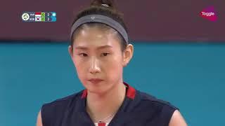 Volley ball putri Indonesia Vs Korea..