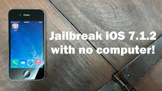 Jailbreak iOS 7.1.2 (iPhone 4) untethered with NO computer! (Working 2025, NEW method!)