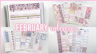 *NEW* Releases: February Budget Kits | Foiled Weekly Stickers + AE Monthly! | Romina Rossa