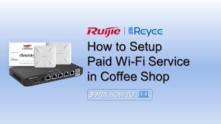 Reyee - How to configure VOUCHER Service in Coffee Shop Scenario