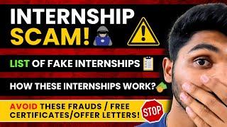 Stop Wasting Time on Fake Internships | Beware of Fake Programs Like Bharat Intern & CodSoft 