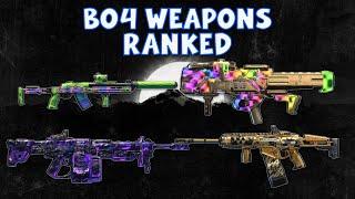 COD Bo4 Zombies Weapons Ranked Worst to Best