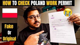 How to Check Poland Work Permit Original or Fake? | Poland Work Permit Visa in 2024| Work in Poland