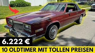 Entdecken Sie 10 Vintage-Autos zum Preis von unter 10.000€.