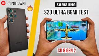 Samsung S23 Ultra Pubg Test With FPS Meter, Heating and Battery Test | SD 8 Gen 2 