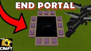 How to Make an END PORTAL in Bee Craft - Fight with ENDER DRAGON in BeeCraft