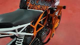 ktm390 duke crazy iron cage update