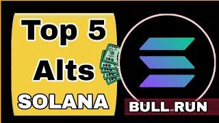 Top 5 Altcoins- Solana  Bull Run के लिए Best Altcoins List ? Solana ETF News | Sagar ocs ||