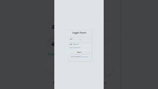 Neomorphism Login From With HTML & CSS Only | #58 #html #codingshorts