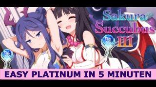 Sakura Succubus 3 | PS4 & PS5 Crossbuy | Easy 100% Platin Walkthrough| Trophy & Achievement Guide