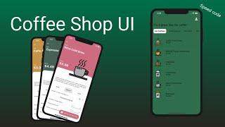 Coffee Shop - Flutter UI - Speed Code