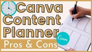 How to use canva content planner to schedule your social media (pros and cons)