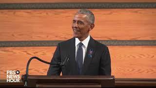 WATCH: Former President Barack Obama's eulogy during John Lewis funeral
