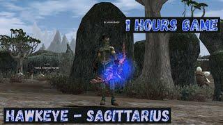 Lineage II Hawkeye - Sagittarius 40lvl-80lvl exp+farm (1 hours game)