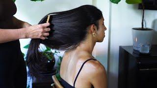 ASMR Fall Asleep Fast to Mesmerizing Hair Brushing w/ Ritika (Whisper)