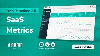 SaaS Metrics Dashboard Template  - Adnia Solutions