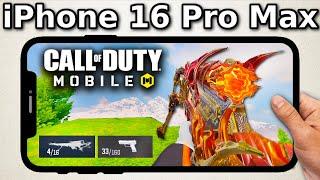 iPhone 16 Pro Max GAMEPLAY (COD MOBILE)