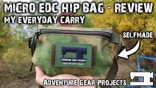 MICRO EDC HIP BAG - REVIEW - MY EVERYDAY CARRY - Adventure Gear Projects