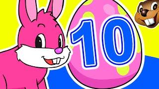 10 Little Easter Eggs | Learn to Count 1-10 with Surprise Eggs | Children Nursery Song for Babies