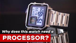 Unusual digital watch with chip - SKMEI 2033