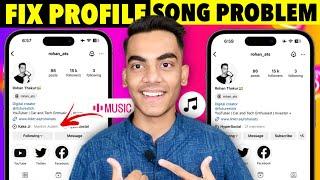 Fix Instagram Profile Song Not Showing | Instagram Profile Music Problem |Add Instagram Profile Song