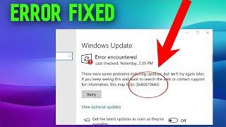 Fix Windows Update Error 0x80070643 in Windows 10/11 | Fix Windows All Update Errors