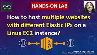 AWS Hands-on-Lab - How to host multiple websites with different Elastic IPs on a Linux EC2 instance