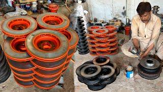 Amazing Manufacturing of A Car Disk Brake Plate |