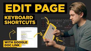 Davinci Resolve Keyboard Shortcuts for the Edit Page