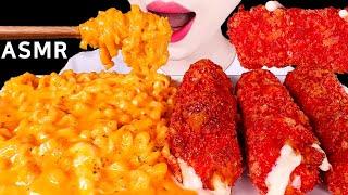 ASMR GIANT CHEETOS CHEESE STICKS, CHEESY CARBO FIRE NOODLE 대왕 치토스 치즈스틱, 까르보불닭EATING SOUNDS MUKBANG먹방