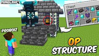 Minecraft But I Can Craft New OP STRUCTURES...