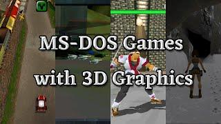 MS-DOS Games with 3D Graphics (HD/60fps)