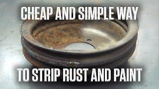 Secret to removing rust and paint on the cheap | Hagerty DIY