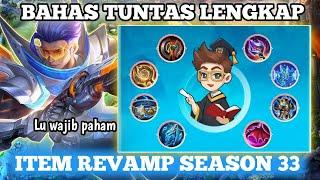 PENJELASAN LENGKAP ITEM REVAMP PROJECT NEXT SEASON 33 - MOBILE LEGENDS