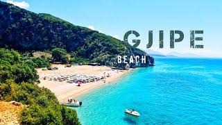 Gjipe Beach - Albania   Walk Tour | Plaza Gjipe Albanska Rivijera 4K