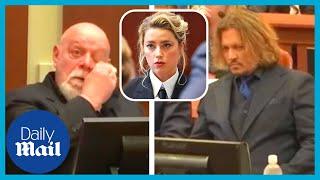 Johnny Depp's friend gets emotional talking about Amber Heard