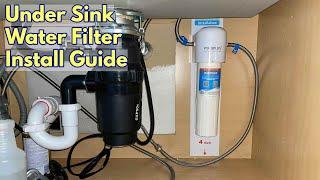 Under Sink Water Filter System Install Guide