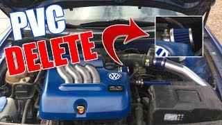 INSTALLING PCV DELETE ON VOLKSWAGEN!!!