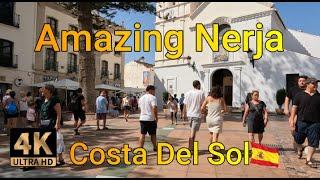 NERJA  4k WALKING TOUR ON THE COSTA DEL SOL SPAIN 