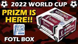 WC PRIZM IS HERE!! 2022 Panini Prizm FIFA World Cup FOTL Hobby Soccer Box Review