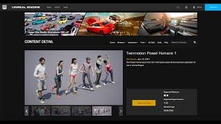 VideoGuide - Import Posed Humans Package in Unreal Engine, Animated and Static People in Twinmotion.