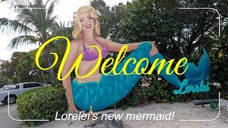 Mermaid makeover at Lorelei Restaurant & Cabana Bar.