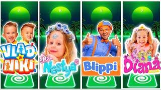 Tiles Hop - Vlad and Niki  Like Nastya  Blippi  Diana vs Roma  Tiles Hop EDM Rush